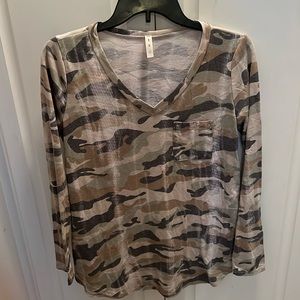 MTS Camo Long Sleeve Shirt Size S